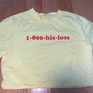 1-800-HISLOSS graphic t shirt